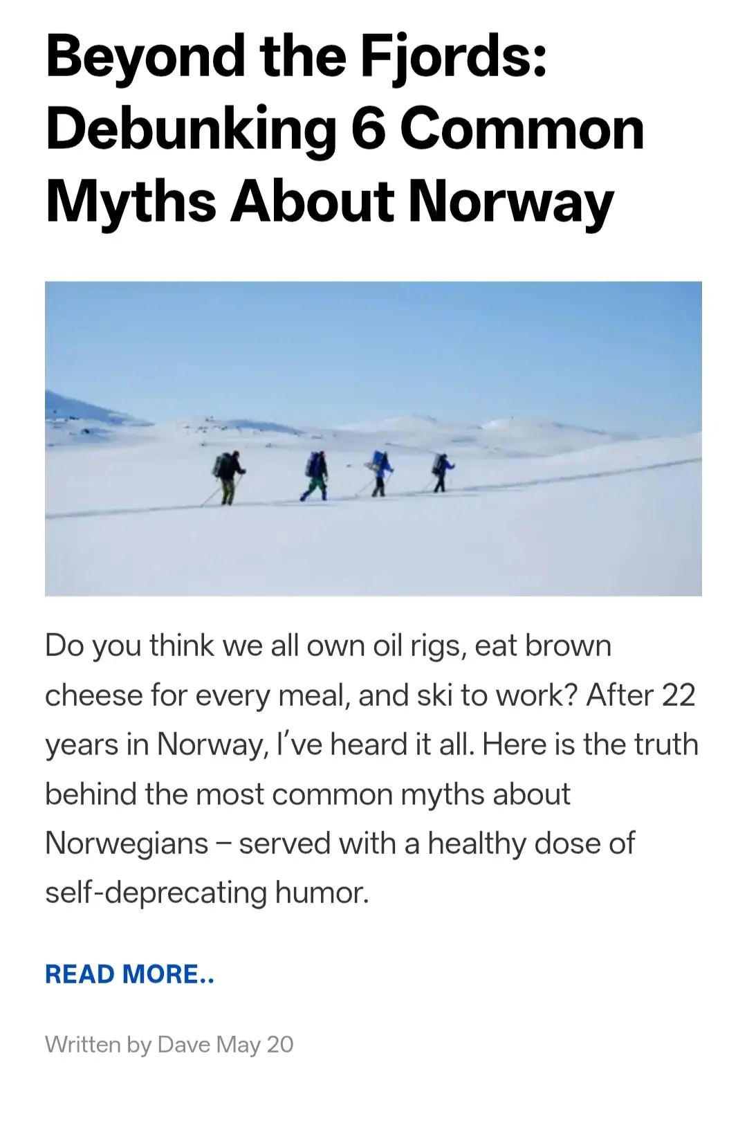 Myths norway