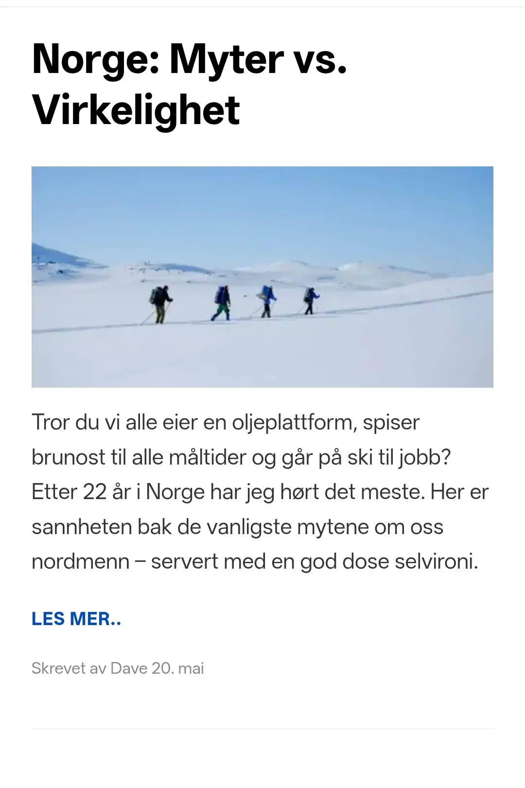 Norge myter