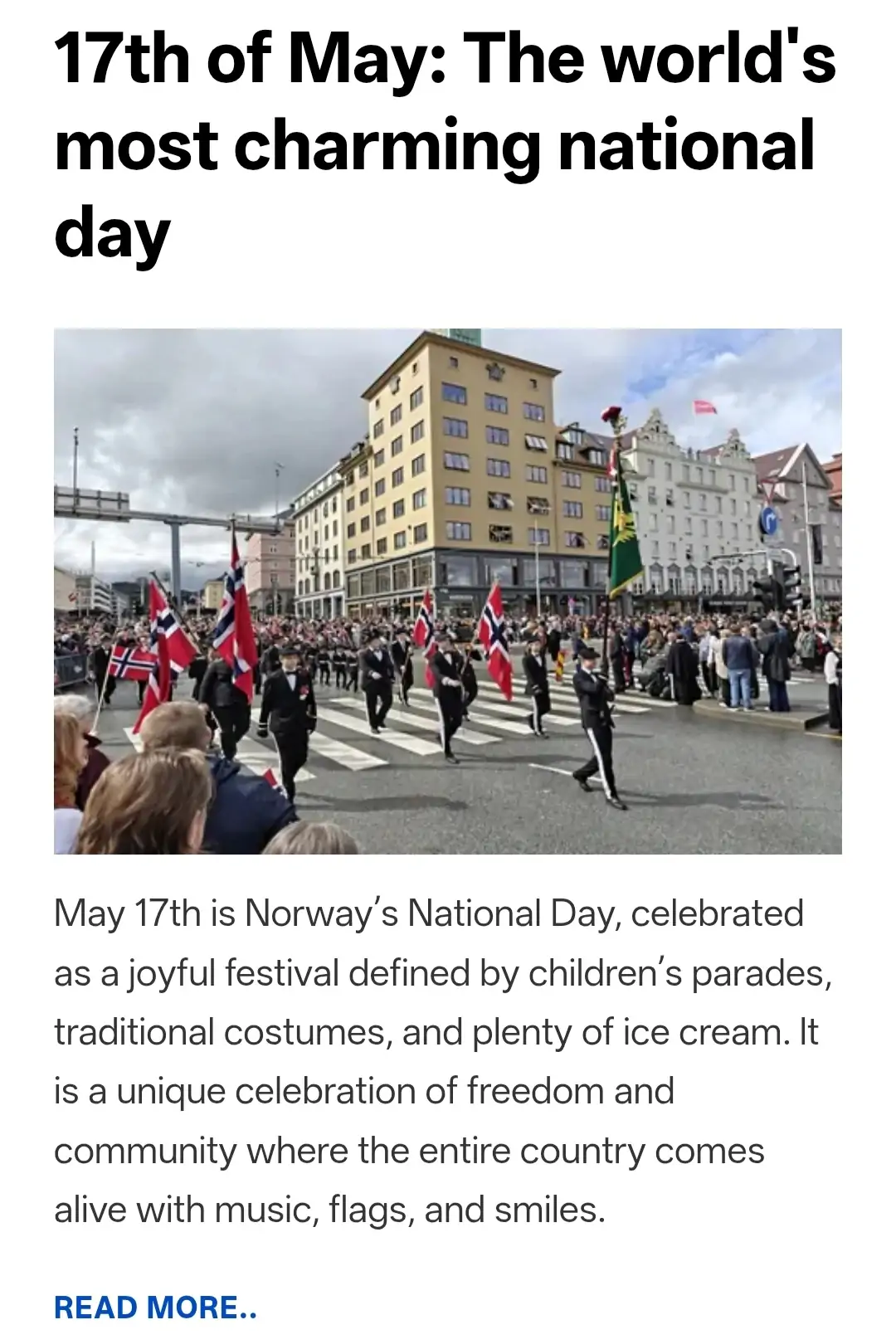 17th of may