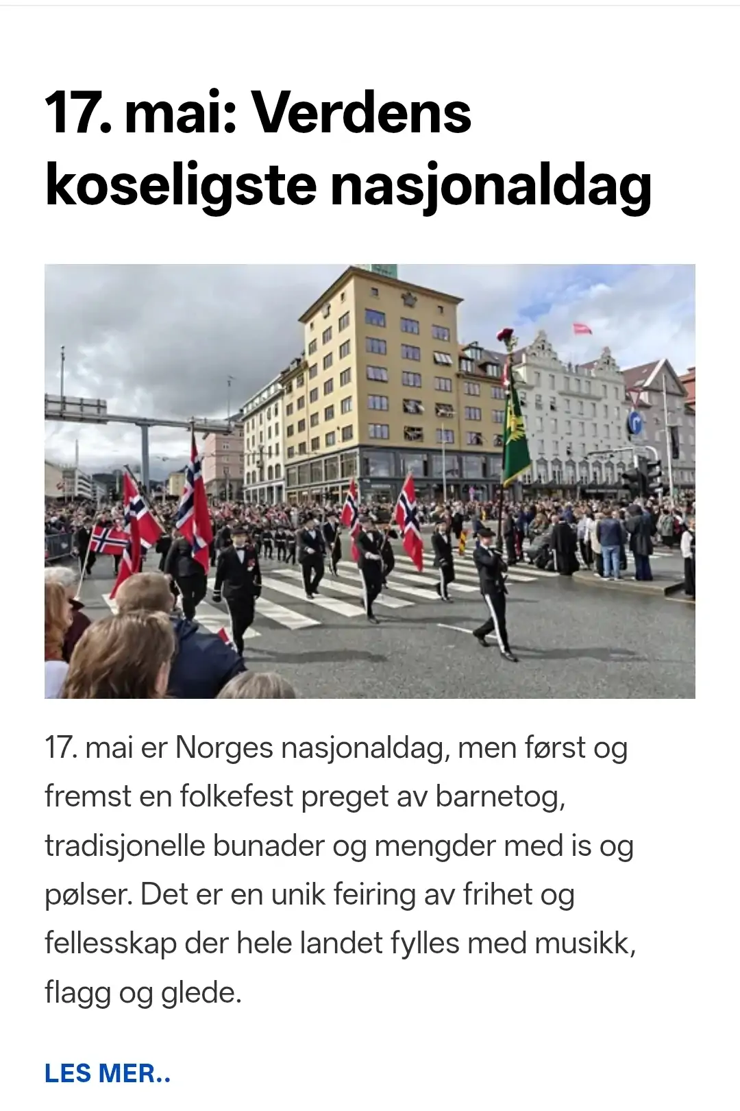 17mai bergen