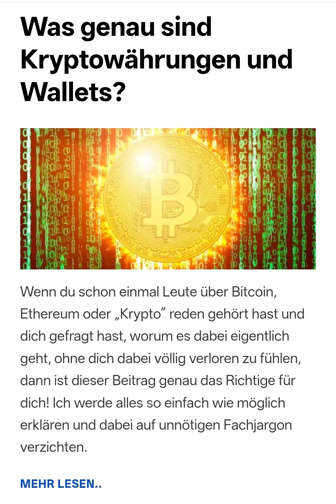 Was genau sind Kryptowährungen und Wallets?