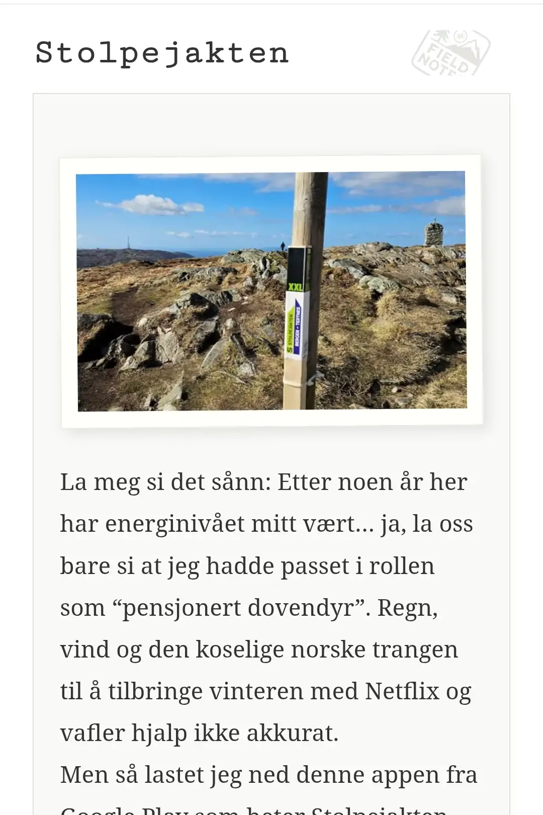 Stolpejakten